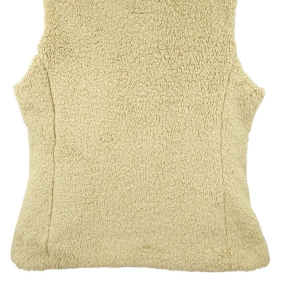 Patagonia Los Gatos Vest Womens Size M High Pile Fleece Full Zip Khaki 25215 - Picture 12 of 12